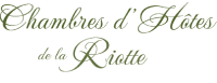 Logo Chambres d'hôtes de la Riotte